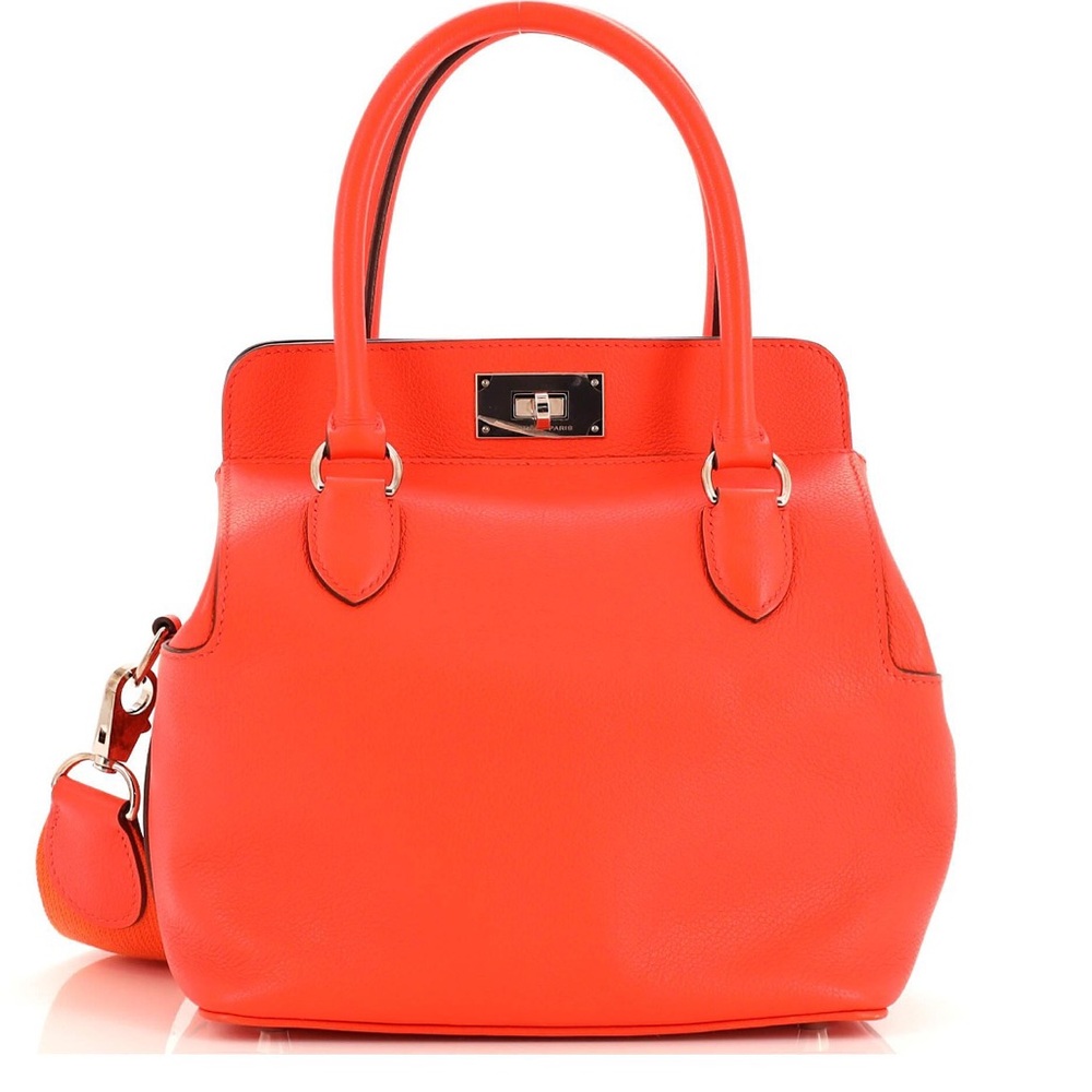 Pre-Owned Hermes 20 Toolbox Bag Verso Evercolor